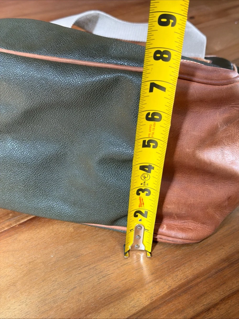Vintage Land Rover x Mulholland Brothers Coated Canvas Tote Bag Leather Trim USA